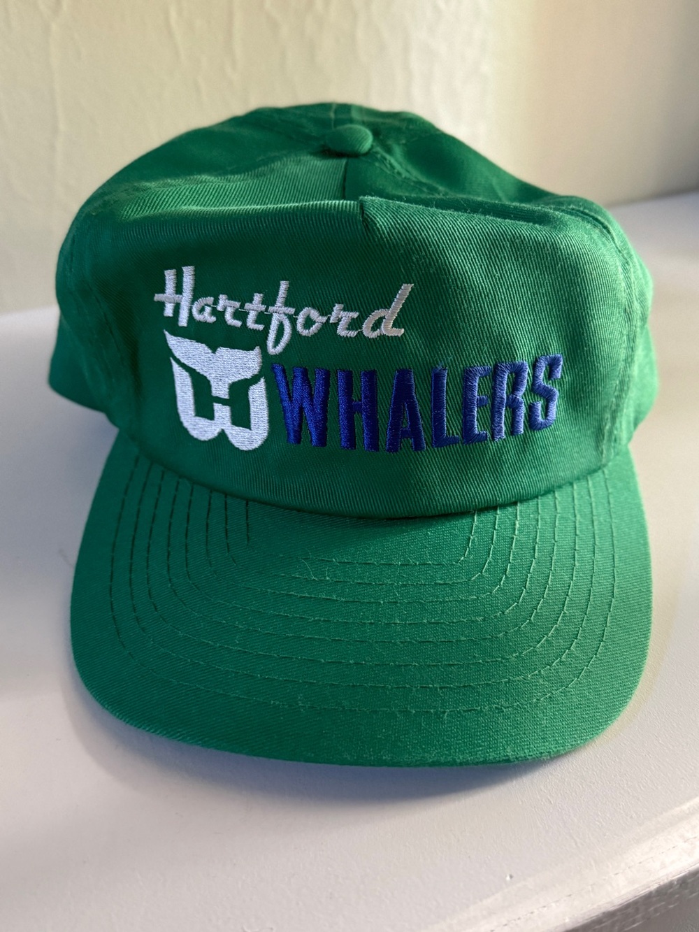 Hartford Whalers Green Snapback Hat